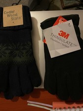 2pairs Of Gloves , Cedar Wood