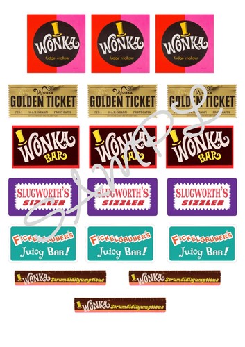 Wonka bar charlie and - bar,