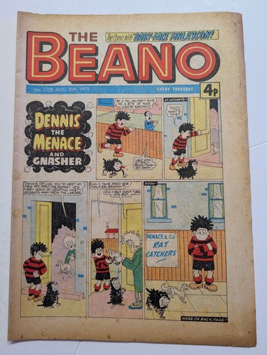 Beano comic 1728 august - no,