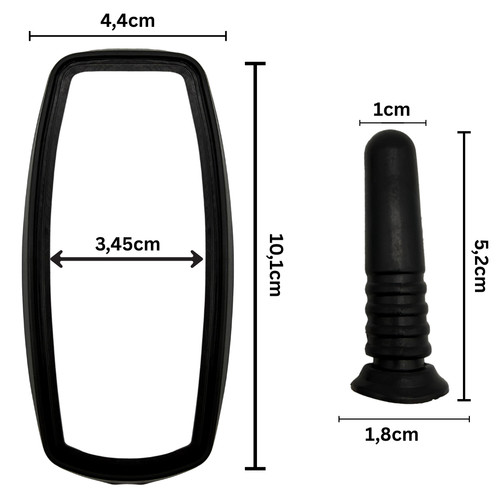 Mercedes rubber ring antenna - rubber,