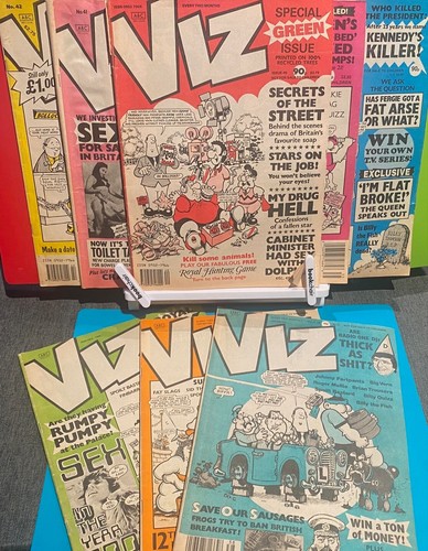 Viz comic numbers 1989 - viz, 34-42