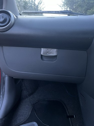 Grey glove box - glove, lid