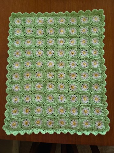 Granny square crochet baby