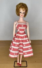 Vintage Clone Uneeda Barbie Bubble Cut Bild Lilli Doll w/Busy Morning Dress #956