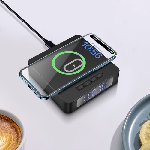 Digital alarm clock - digital,
