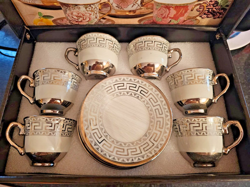 Turkish tea set white - tea, of