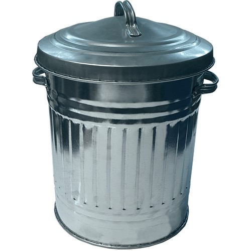 30l litre galvanised - 30l, bin
