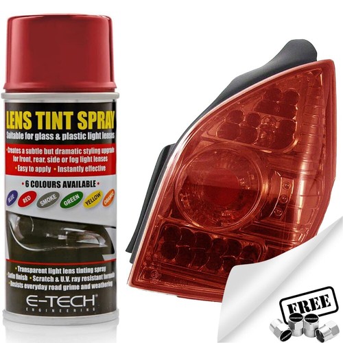Red lens tint spray - red,