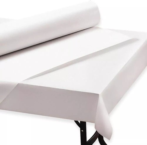 100m white banquet roll - 100m, 1.2m