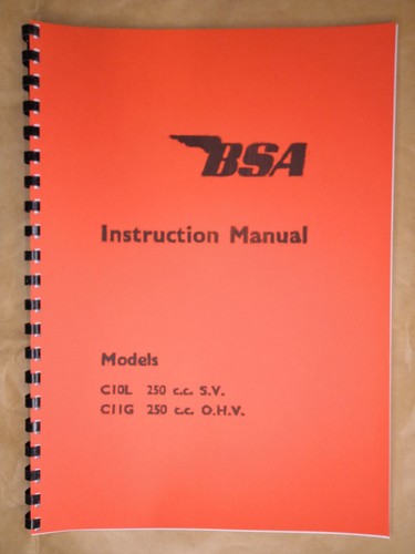 Bsa c10l c11g 1954 - &,