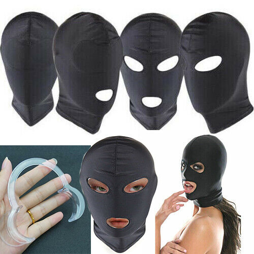 Open mouth gimp face mask - face, head