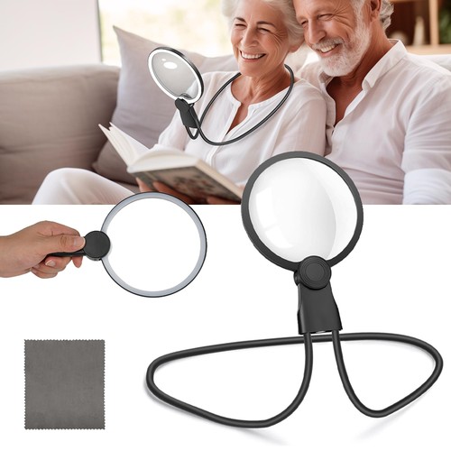 Hands free magnifying glass - 5x,