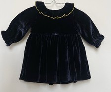 JACADI Paris dress blue velvet