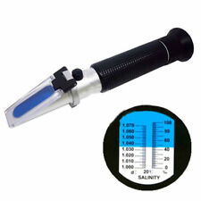 ATC Salinity Meter Refractometer Water Reader Marine 0~10% Salt Aquarium Tester