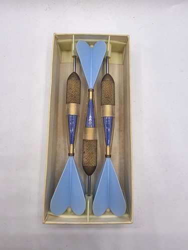 Vintage dorwin brass darts set - vintage,