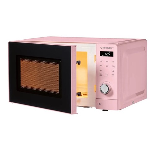 Silvercrest pink microwave - pink,