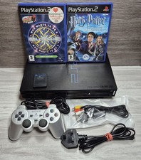 Sony PlayStation 2 PS2 Console Complete Bundle + Silver Controller Fast Shipping