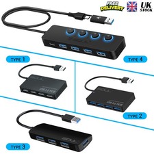 USB Hub 3.0 & 2.0 High Speed 4