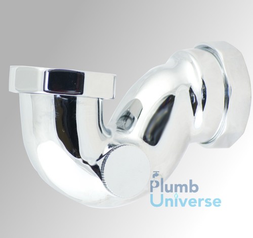 Chrome shallow bath - chrome, trap.
