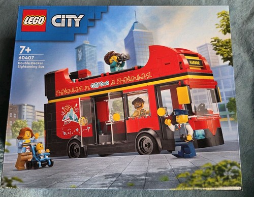 Lego city red - red, double-decker