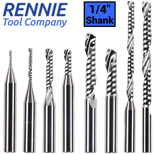 Shank solid carbide - 1/4",