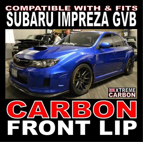 Carbon style front lip - v,