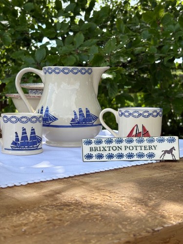 Brixton pottery seashore jug - seashore,