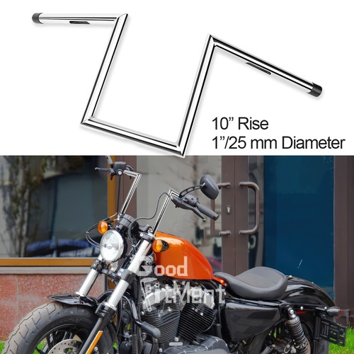 Rise chrome 25mm z bar - 10",