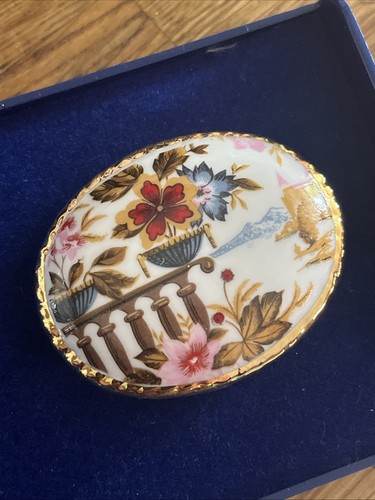 Vintage aynsley bird brooch - vintage,