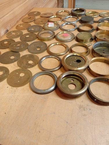 Antique brass pieces - brass, ex
