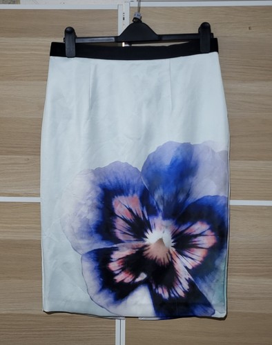 Coast satin look blue - satin, pink