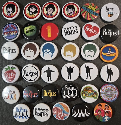 The beatles button badges 35 - the,
