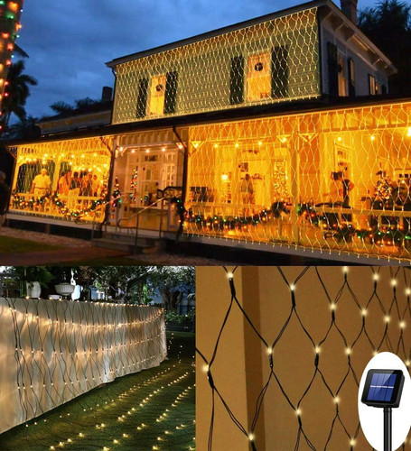 Solar net lights - net, led