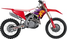 Blackbird Racing Graphic Kit Retro Red/White/Yellow Honda CRF 250 F 2022-2023