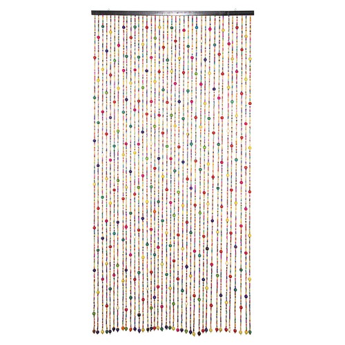 90x190cm rainbow wooden bead - 90x190cm,