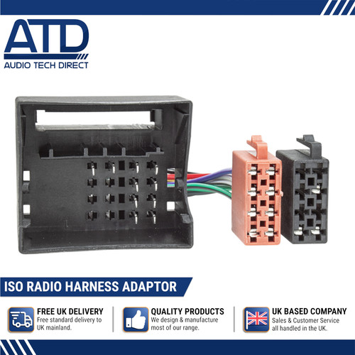 Iso radio adaptor for citroen - radio,