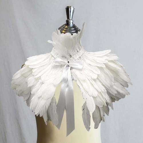 Artificial feather cape - artificial,