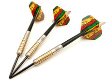 20g Tungsten Darts Set Barrels ,Stems & Strong Rasta Dart Flights DartsClearance