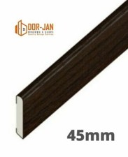 45mm ROSEWOOD UPVC Plastic