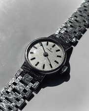 1970s Ladies Tissot 9CT White Gold Wrist Watch 