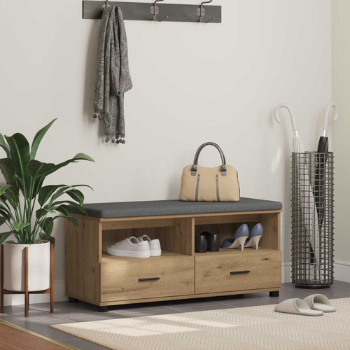 Hall bench artisan oak - hall,