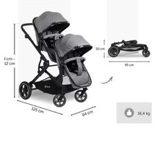 hauck atlantic twin pushchair
