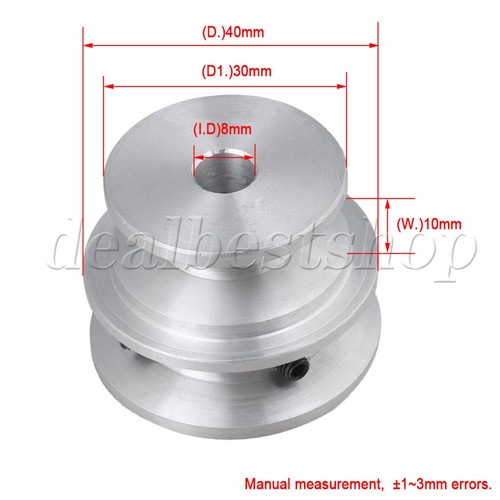 Step groove pulley - 2-step, for