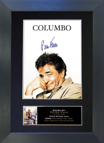 Columbo peter falk signed - columbo,