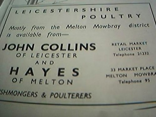 Ephemera 1955 advert - advert, john