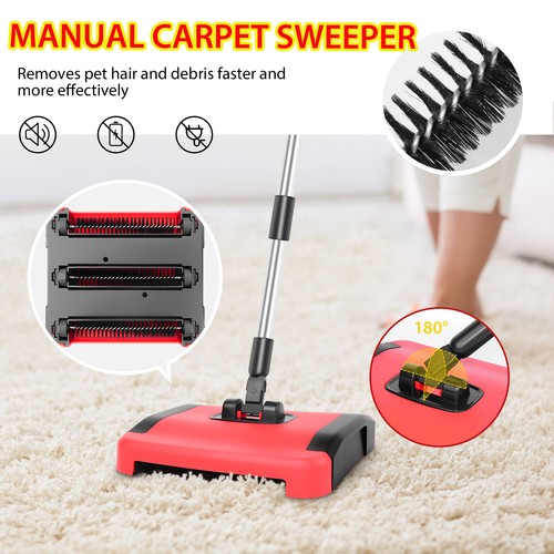Manual carpet sweeper brush - manual,