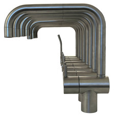 Vola KV1-40, stainless steel, One-handle mixer with ceramic disc technology