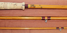 12'-6 SHARPS SCOTTIE The ABERDEEN Fly VINTAGE FLY Fishing Rod 3p 8/9# ( R-469)