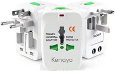 Universal Travel Adapter Converter International Wall Charger AC USB Power Plug