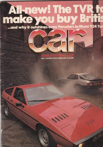 Car magazine tvr - car, porsche